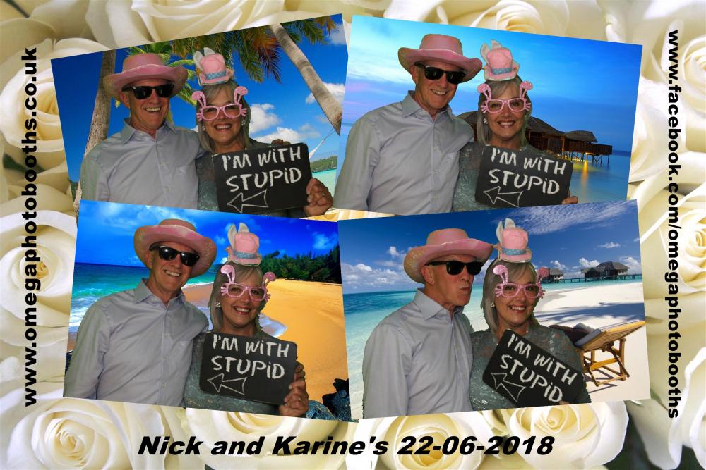 Nick & Karine's Wedding | View more photos from the event at gallery.omegaphotobooths.co.uk/u/Omega-Photobooths/Nick-Karines-Wedding